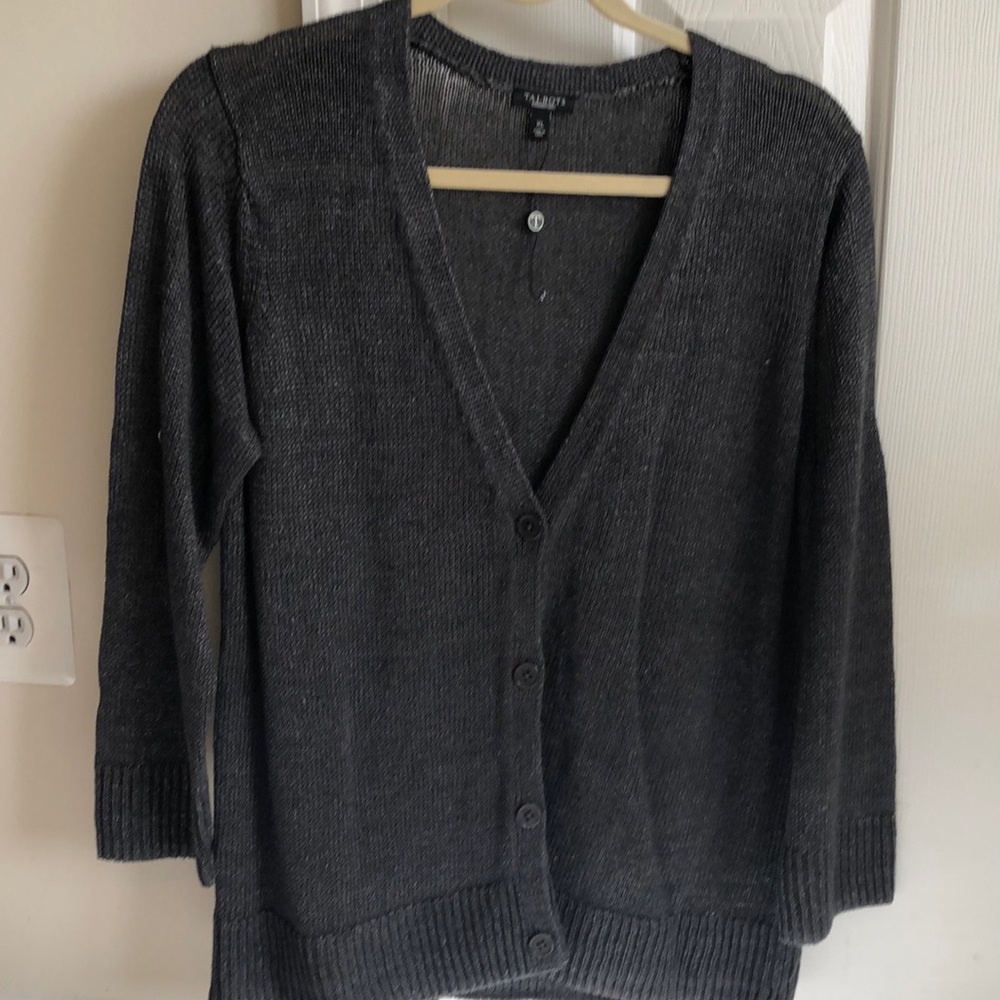 Talbots Gray Cardigan